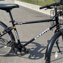 KAZATO(カザト) CKZ-266 クロスバイク　ブラック
