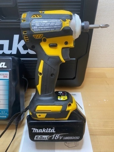 中古 マキタ TD171D インパクトドライバ フレッシュイエロー セット 中古 マキタ TD171D インパクトドライバ フレッシュイエロー セット