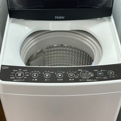送料・設置込み　洗濯機　5.5kg Haier 2021年製