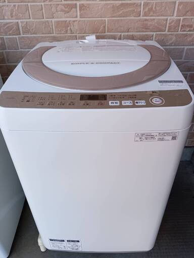 SHARP 全自動電気洗濯機 ES-KS70U-N 2019年製 7.0kg