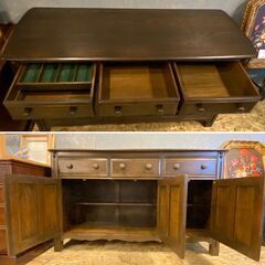 ERCOL アーコール サイドボード ダークブラウン●E032M466