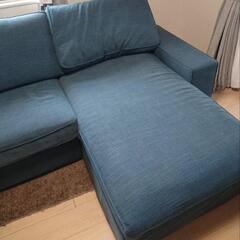 ★【イケア】KIVIK シーヴィク　カウチソファー　オットマン付き　10万円位で購入　💳自社配送時🌟代引き可💳※現金、クレジット、スマホ決済対応※