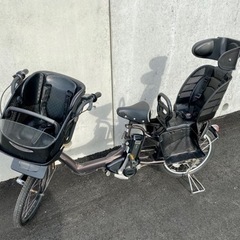 電動自転車　子ども乗せ　3人乗り(ブリヂストン)