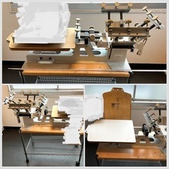 【引き渡し決定】Tシャツくん　プロスクリーン　4色印刷機　回転台 引き渡し決定】Tシャツくん プロスクリーン 4色印刷機 回転台