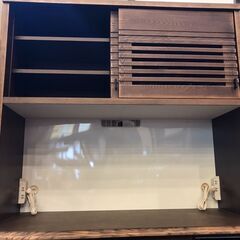 【愛品館八千代店】河口家具製作所　スライド扉キッチンボード