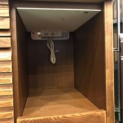 【愛品館八千代店】河口家具製作所　スライド扉キッチンボード