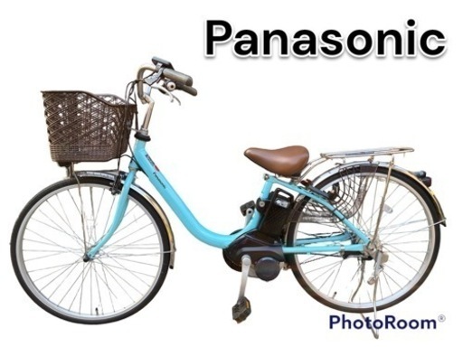 美品✨【Panasonic】パナソニック電動アシスト自転車 8ah大容量バッテリー 電動自転車