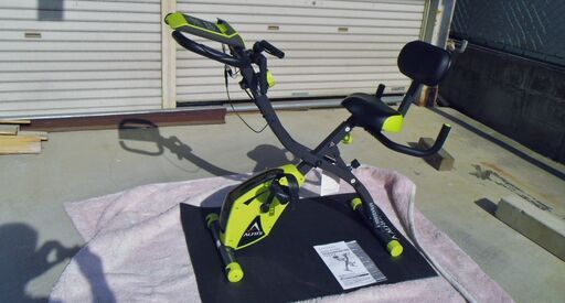 ALINCO AFB4309GX★アルインコフィットネスバイク コンフォートバイクII 取説　専用マット★美品