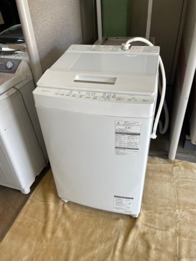 日本製/今治産 2017年式 8kg TOSHIBA 風乾燥機能付き 洗濯機 AW-8D6
