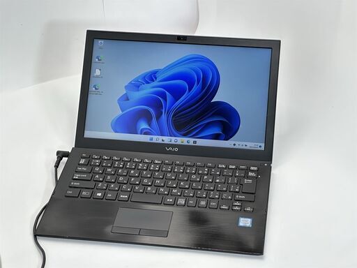 送料無料 保証付 高速SSD 13.3型 ノートパソコン SONY VJPB11C11N 中古美品 第6世代 Core i5 8GB 無線 Bluetooth Webカメラ Windows11 Office