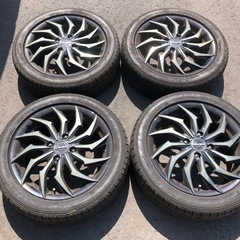 【取引完了】【値下げ】『軽自動車用』165/55-15 ダンロップ8部山タイヤ付き