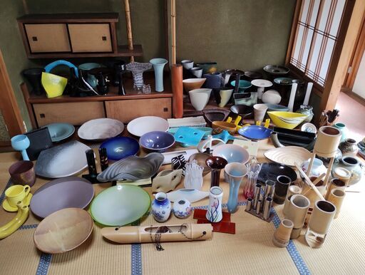花器　池坊他　１００点以上まとめてどうぞ