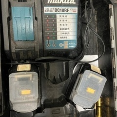 マキタ 充電器、バッテリー2個  