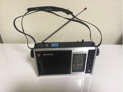 Time in Matic ソニー　短波ラジオ動作確認済み状態綺麗