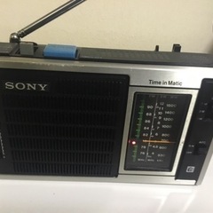 Time in Matic ソニー　短波ラジオ動作確認済み状態綺麗 Time in Matic ソニー 短波ラジオ動作確認済み状態綺麗