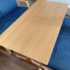 【短期出品】無印良品 リビングでもダイニングでも使えるテーブル・チェアセット