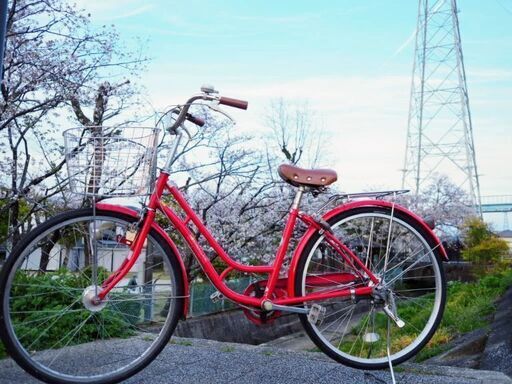 中古26インチ自転車　★商談中★３段変速★自動点灯★