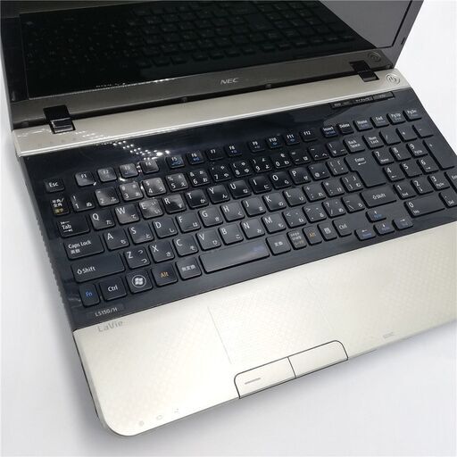 1台限定 ゴールド色 ノートパソコン 中古良品 15.6型 NEC PC-LS150HS6G Pentium 4GB 500G DVDRW 無線LAN webカメラ Windows10 Office 1台限定 ゴールド色 ノートパソコン 中古良品 15.6型 NEC PC-LS150HS6G