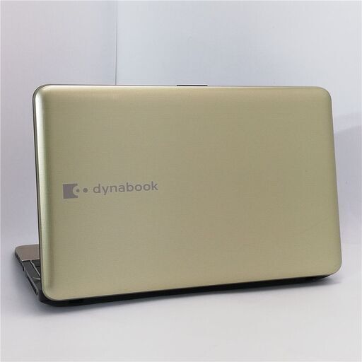 15.6型 ゴールド ノートパソコン 東芝 EX/47FSGT 金色 中古良品