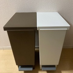 【ネット決済】ゴミ箱　ペダル式ダストボックス２個セット