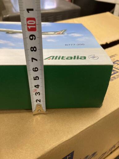 アリタリア航空 ダイキャスト製 B777-200 I-DISA 非売品 Alitalia 未使用 旅客機 金属製 飛行機