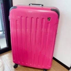 大型 スーツケース キャリーバッグ ピンク