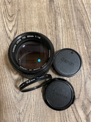 [美品] Canon NewFD 85 1.8/フィルター付き