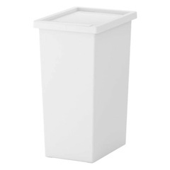 IKEA イケア ふた付き容器 ゴミ箱 ホワイト 白 42L