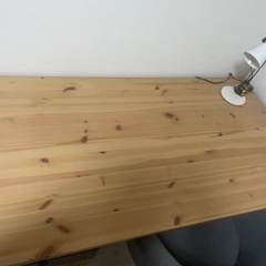 木目調の机