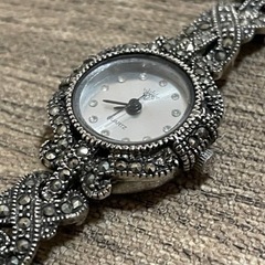 [美品/シルバー925製] Diamond 腕時計 ヴィンテージ...