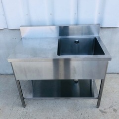 シンク 作業台 ステンレス製 店舗用 業務用 厨房用 H780×W1040×D600ｍｍ