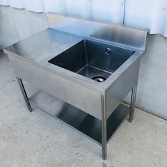 シンク 作業台 ステンレス製 店舗用 業務用 厨房用 H780×W1040×D600ｍｍ