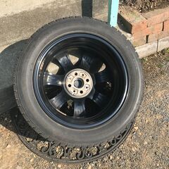 BMWミニクーパー純正ホイル6.5J-16（ブラック）スタッドレスタイヤ付