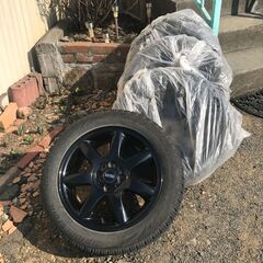 BMWミニクーパー純正ホイル6.5J-16（ブラック）スタッドレスタイヤ付