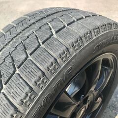 BMWミニクーパー純正ホイル6.5J-16（ブラック）スタッドレスタイヤ付