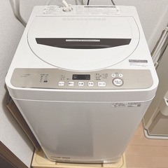 【SHARP】6kg洗濯機 2020年製