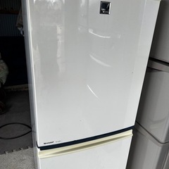【取引完了】シャープ　 2ドア冷蔵庫　SJ-14VR-KB 引っ...
