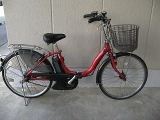 （中古）２４インチ電動自転車・ヤマハPAS（内装３段変速・ローラーブレーキ）