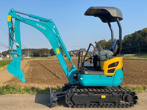 【H-0060】クボタ U-17 ユンボバックホー 1.7tクラス ミニ油圧ショベル 4wayマルチ 倍速 ブレーカー配管 往復配管 ボーダレス可変脚