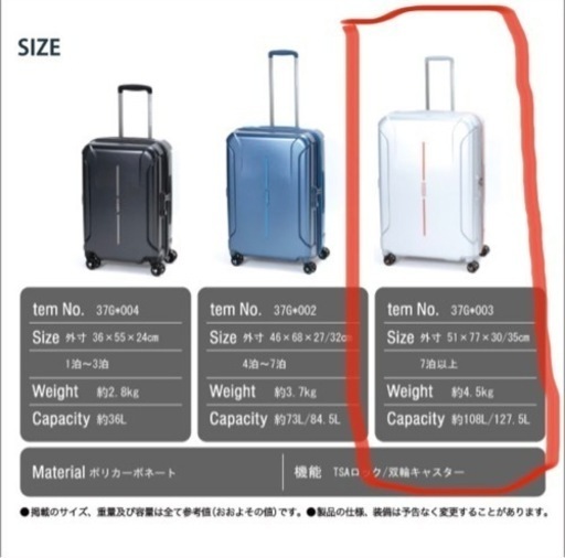 【引き渡し者決定】スーツケース　大型　アメリカンツーリスター