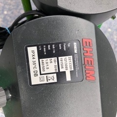 ガラス水槽60×45×45 エーハイム2213 2個