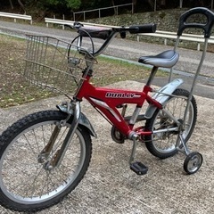 取引中　dually 自転車 子供 練習用 バー 補助輪 付き ...