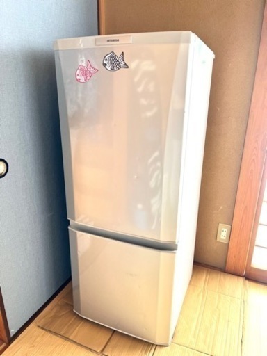 【三菱】ノンフロン冷凍冷蔵庫146ℓ