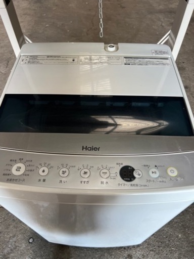 ラスト2台　洗濯機7kg ドラム分解洗浄済　2019製