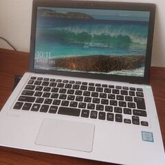 SONY VAIO ノートパソコン 初期化済み 難あり