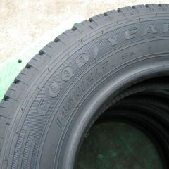 【脱着込み】新品タイヤ4本セット 145R12-6PR 軽トラック 軽バン グッドイヤー