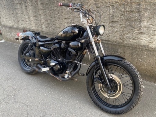 YAMAHA・オールブラック・ビラーゴ250・カスタム車両・全国陸送可能〜