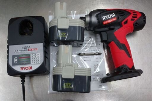 中古品 RYOBI 12V充電式インパクトドライバー BID-1250