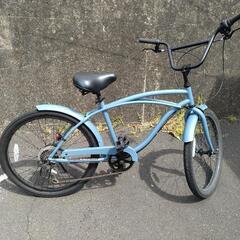 ビーチクルーザー　自転車　ミニ　24インチ