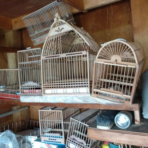 ペット】中古 鳥かごまとめて売ります 中サイズ 10個セット